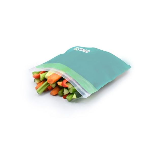 MELII OPAKOVATELNĚ POUŽITELNÉ SÁČKY NA SVAČINU 6KS - JEDNOBAREVNÉ - KAPSIČKY NA JÍDLO - KRMENÍ