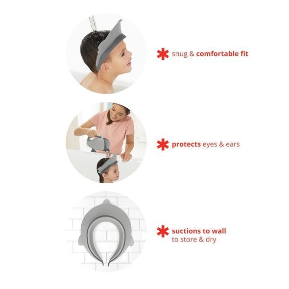 SKIP HOP KŠILT NA KOUPÁNÍ MOBY ŠEDÝ 6M+ - DOPLŇKY KOUPÁNÍ - KOUPÁNÍ A ZDRAVÍ