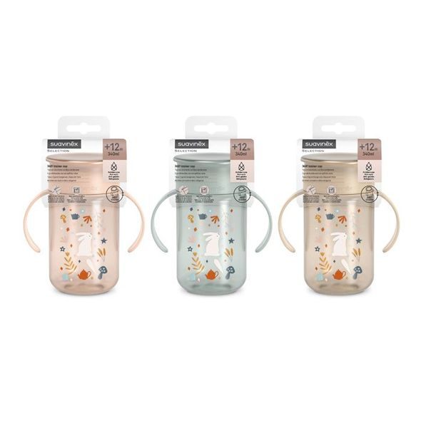 SUAVINEX SUAVINEX | 360° HRNÍČEK NA UČENÍ 340 ML WONDERLAND - DĚTSKÉ HRNEČKY - KRMENÍ