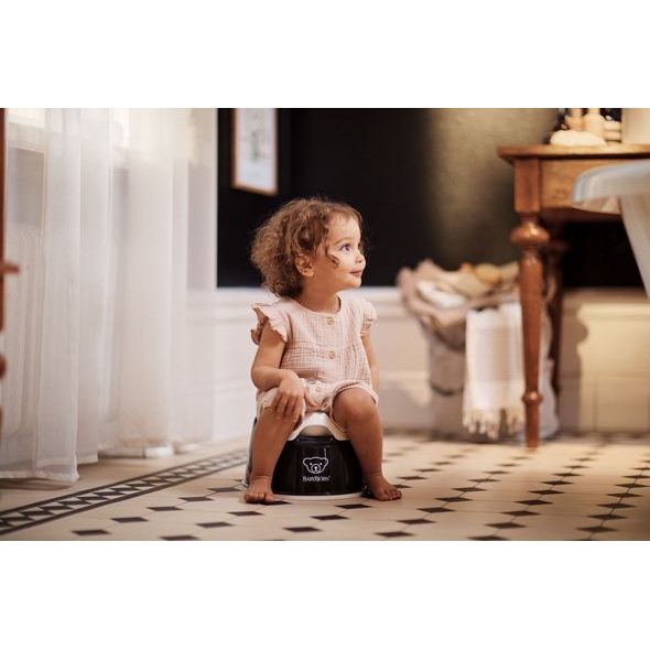 BABYBJÖRN NOČNÍK SMART POWDER BLACK/WHITE - NOČNÍKY - PŘEBALOVÁNÍ