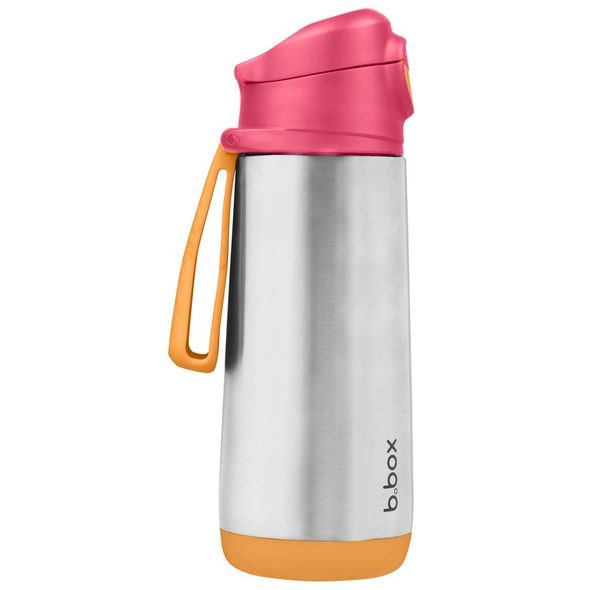 B.BOX TERMOSKA NA PITÍ SPORT 500 ML - RŮŽOVÁ/ORANŽOVÁ - TERMOOBALY A TERMOSKY - KRMENÍ