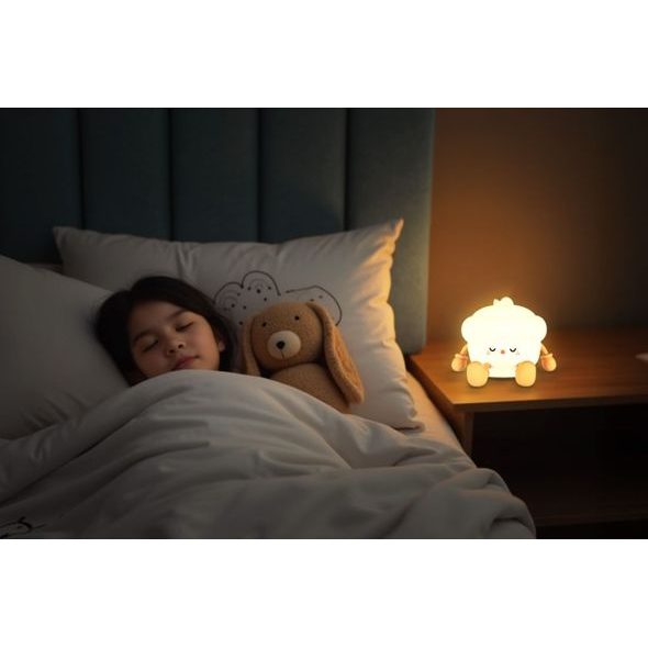 ZOPA SILIKONOVÁ LED NOČNÍ LAMPIČKA VEL. M - NOČNÍ SVĚTLA - SPINKÁNÍ