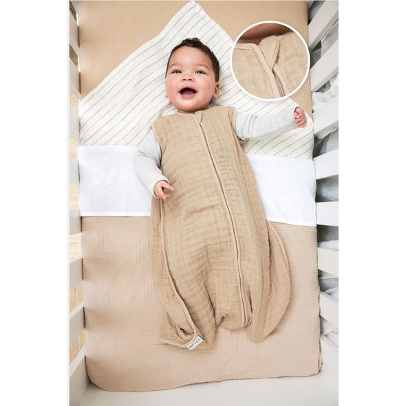 MEYCO LETNÍ MUŠELÍNOVÝ SPACÍ VAK 70 CM - SAND - SPACÍ PYTLE - SPINKÁNÍ