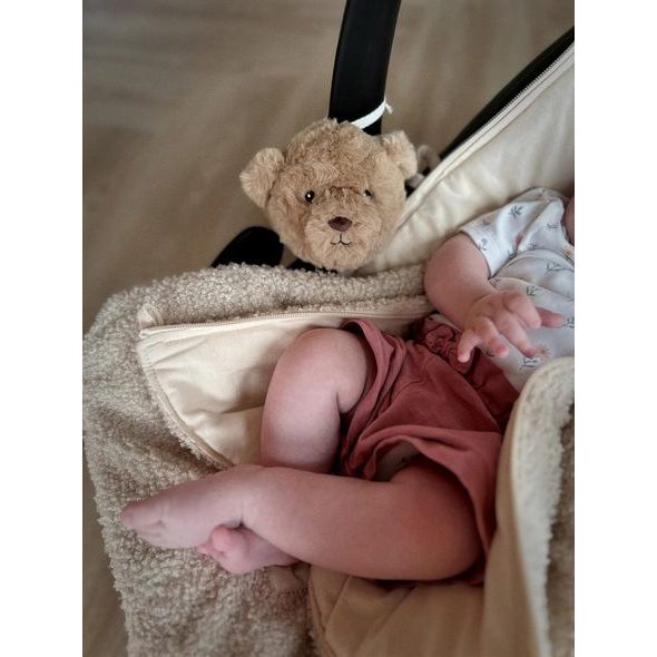 FLOW HRAČKA S TLUKOTEM SRDCE NA CESTY LOU ON THE GO BROWN - USÍNÁČCI ŠUMÍCÍ / S TLUKOTEM - PRO DĚTI