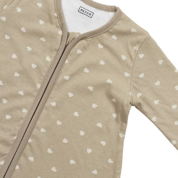 MEYCO SPACÍ VAK S RUKÁVY JERSEY 70CM SWEET HEART SAND/SOFT SAND - SPACÍ PYTLE - SPINKÁNÍ