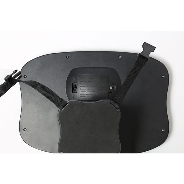 BABYDAN NASTAVITELNÉ ZPĚTNÉ ZRCADLO DO AUTA S LED OSVĚTLENÍM - ZRCÁTKA DO AUTA - AUTOSEDAČKY A PŘÍSLUŠENSTVÍ