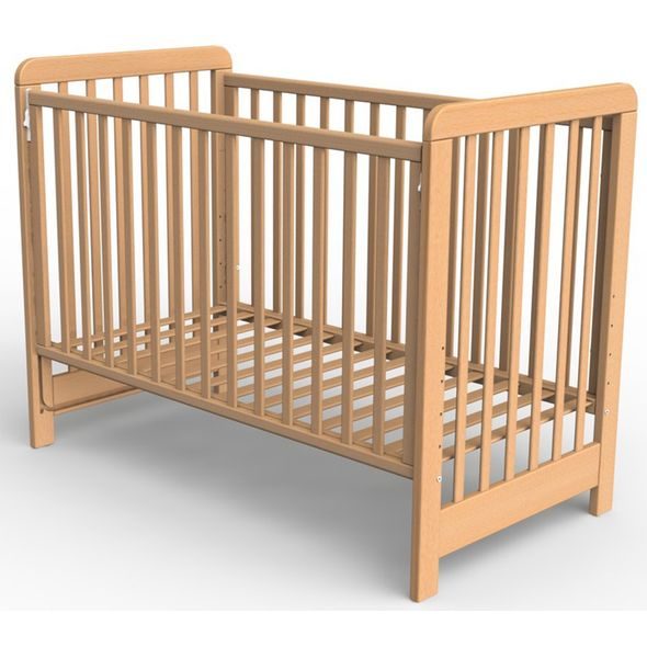 SCARLETT POSTÝLKA S ODNÍMATELNÝM BOKEM VISTA (BUK) PŘÍRODNÍ 120X60CM - DŘEVĚNÉ POSTÝLKY - SPINKÁNÍ