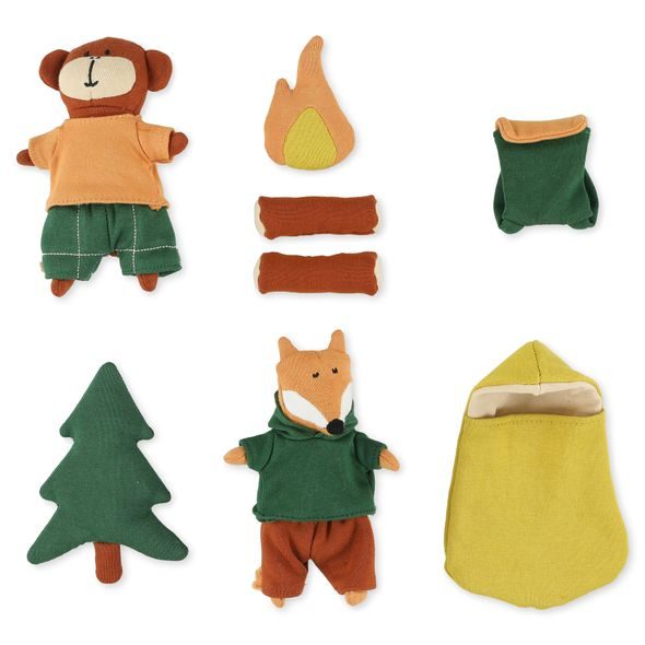 TRIXIE BABY LOUTKOVÝ SVĚT L CAMPING - LÁTKOVÉ LOUTKY - PRO DĚTI