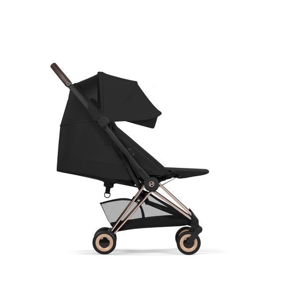 CYBEX COYA COMFORT ROSEGOLD + SKLÁDACÍ KORBA SEPIA BLACK - KOČÁRKY DO LETADLA - KOČÁRKY A PŘÍSLUŠENSTVÍ