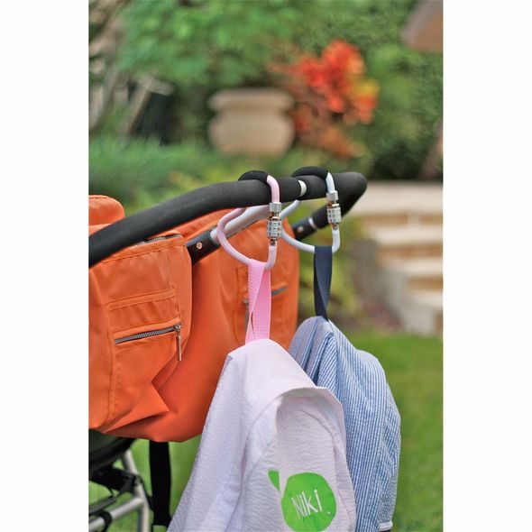 BUGGYGEAR BUGGYGUARD B-HOOKS - KARABINA SE ZÁMEČKEM - HÁČKY, POPRUHY A KOLÍČKY - KOČÁRKY A PŘÍSLUŠENSTVÍ