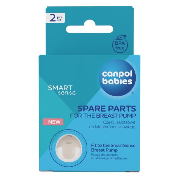 CANPOL BABIES NÁHRADNÍ SILIKONOVÁ MEMBRÁNA A ZPĚTNÝ VENTIL K ODSÁVAČCE MATEŘSKÉHO MLÉKA SMARTSENSE - ODSÁVAČKY MATEŘSKÉHO MLÉKA - KRMENÍ