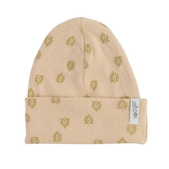 LODGER BEANIE PRINT RIB LINEN 1 - 2 ROKY - ČEPIČKY A KLOBOUČKY - PRO DĚTI
