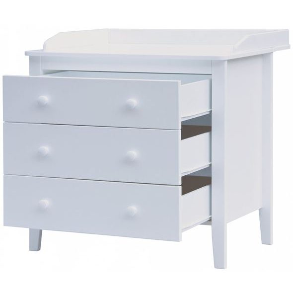 SCARLETT DĚTSKÁ KOMODA S PŘEBALOVACÍM PULTEM LAURA BÍLÁ - PŘEBALOVACÍ KOMODY - PŘEBALOVÁNÍ