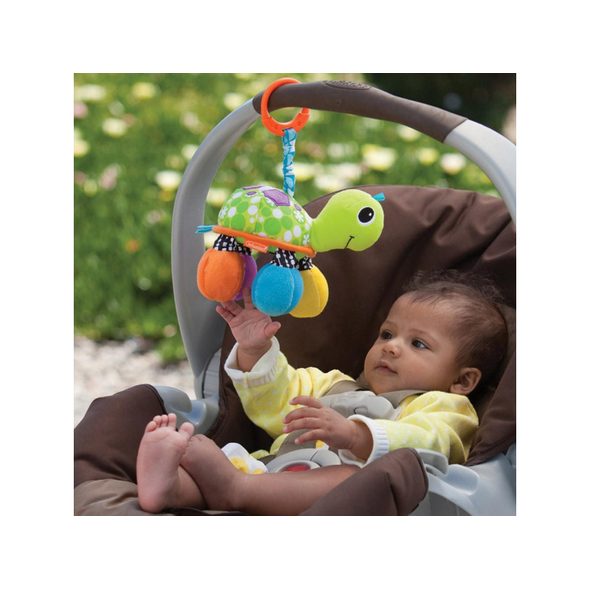 INFANTINO ZÁVĚSNÁ ŽELVA SE ZRCÁTKEM - HRAČKY K ZAVĚŠENÍ - PRO DĚTI