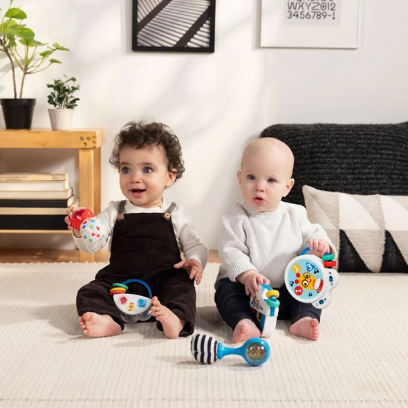 BABY EINSTEIN HRAČKA HUDEBNÍ BUBEN TINY TEMPO™ 3M+ - MOTORICKÉ A HUDEBNÍ - PRO DĚTI