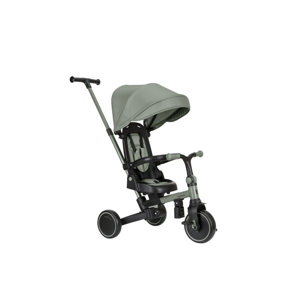 KIKKABOO TŘÍKOLKA 8V1 ALUMA ARMY GREEN - TŘÍKOLKY ŠLAPACÍ - NOŠENÍ & SPORT