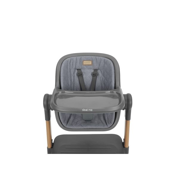 KIKKABOO POSTÝLKA A ŽIDLIČKA 2V1 SLEAT ME GREY - K RODIČOVSKÉ POSTELI - SPINKÁNÍ