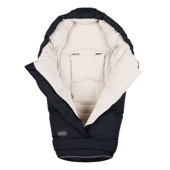 VOKSI CITY NORTH BLACK CREAM - FUSAKY DO KOČÁRKU - KOČÁRKY A PŘÍSLUŠENSTVÍ