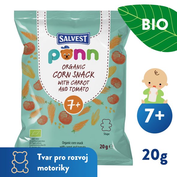 SALVEST PÕNN BIO RAJČATOVÉ KŘUPKY 20G - TYČINKY/SUŠENKY - KRMENÍ