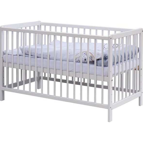 SCARLETT DĚTSKÁ POSTÝLKA S KOMPLETNÍ VÝBAVOU SCARLETT TORO 120 X 60 CM - ŠEDÁ - DŘEVĚNÉ POSTÝLKY - SPINKÁNÍ