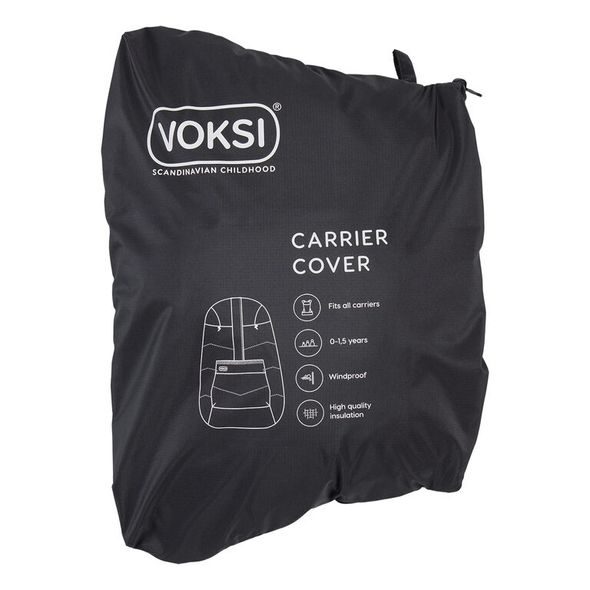 VOKSI VOKSI CARRIER COVER BLACK - DOPLŇKY K NOSÍTKŮM - NOŠENÍ & SPORT