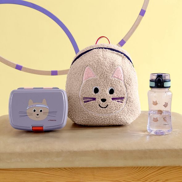 LÄSSIG KIDS LÄSSIG LUNCHBOX TINY TEAM CAT - USKLADNĚNÍ JÍDLA - KRMENÍ