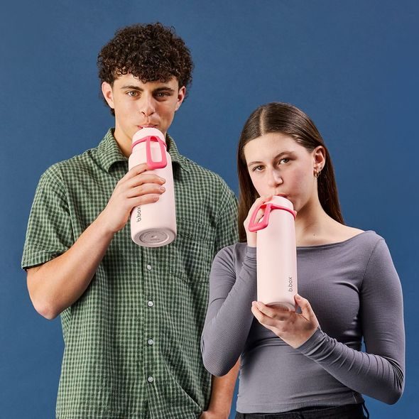 B.BOX NEREZOVÁ TERMOLAHEV S BRČKEM 690 ML - PINK PARADISE - TERMOOBALY A TERMOSKY - KRMENÍ