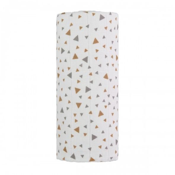 T-TOMI VELKÁ BAVLNĚNÁ TETRA OSUŠKA 120X120CM - ZAVINOVACÍ PLENY / OSUŠKY VELKÉ - PŘEBALOVÁNÍ