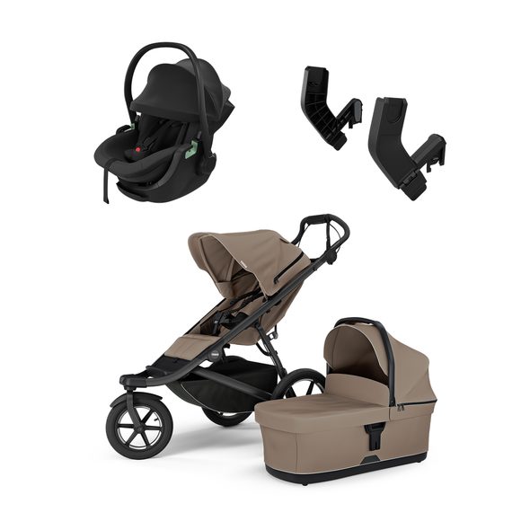 THULE URBAN GLIDE 3 + KORBA + ADAPTÉRY + AUTOSEDAČKA MAPLE - TROJKOMBINACE - KOČÁRKY A PŘÍSLUŠENSTVÍ