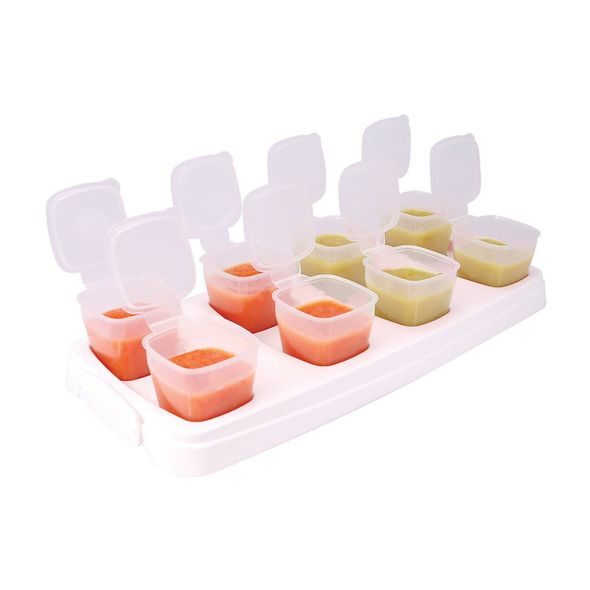 BABY CUBES ZÁSOBNÍKY PRO ULOŽENÍ DĚTSKÉ VÝŽIVY - MISKY, TALÍŘKY A PODLOŽKY - KRMENÍ