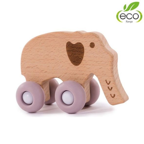 BO JUNGLE DŘEVĚNÁ HRAČKA B-WOODY ELEPHANT - AUTÍČKA A JEZDÍCÍ - PRO DĚTI