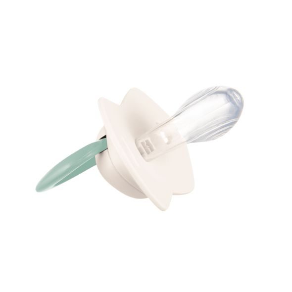 CANPOL BABIES SET SYMETRICKÝCH SILIKONOVÝCH DUDLÍKŮ LIGHT TOUCH 18M+ PURE COLOR ZELENÝ - ŠIDÍTKA A DOPLŇKY - KRMENÍ