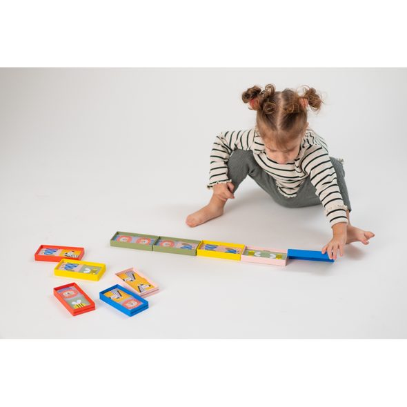 TAF TOYS MOJE PRVNÍ DOMINO - STOLNÍ HRY - PRO DĚTI