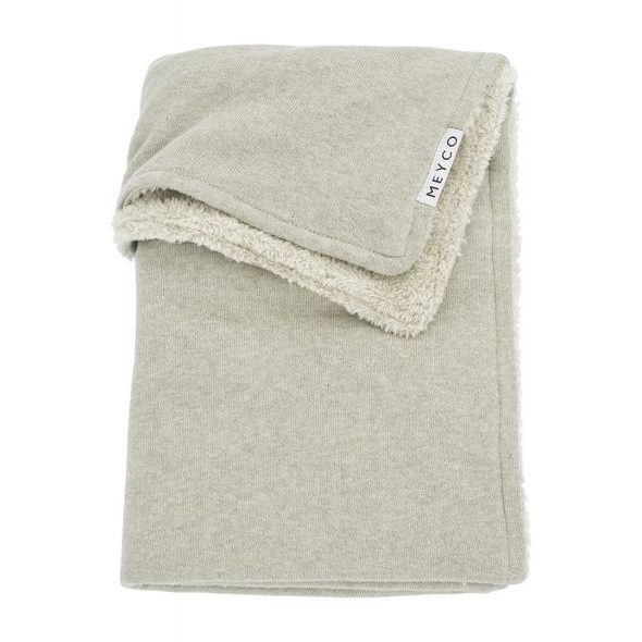 MEYCO DEKA KNIT BASIC FLEECE - SAND MELANGE - DĚTSKÉ DEKY PRO MIMINKA - SPINKÁNÍ
