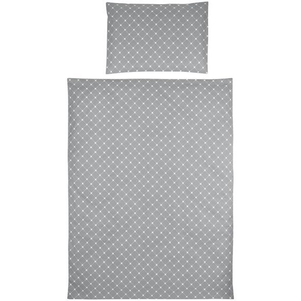 MEYCO POVLEČENÍ 100X135 CM - LOUIS GREY - POVLEČENÍ DO POSTÝLKY - SPINKÁNÍ
