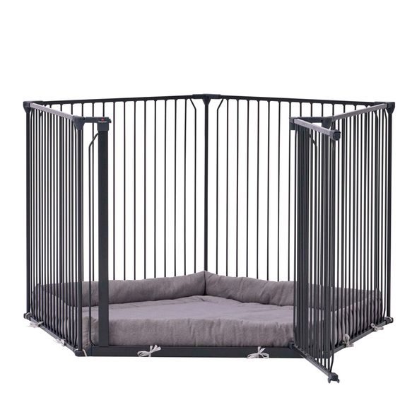 BABY DAN UNIVERZÁLNÍ OHRÁDKA BABYDAN CARL PENTAGON PLAYPEN, ČERNÁ - OHRÁDKY - KOUPÁNÍ A ZDRAVÍ