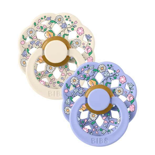 BIBS X LIBERTY BOHEME DUDLÍKY Z PŘÍRODNÍHO KAUČUKU 2KS - VELIKOST 2 - ŠIDÍTKA A DOPLŇKY - KRMENÍ