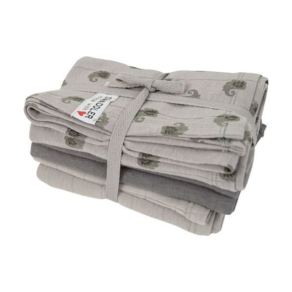 LODGER SWADDLER FLAME TRIBE 3BALENÍ 70 X 70 CM MIST - LÁTKOVÉ PLENY SKLÁDANÉ - PŘEBALOVÁNÍ