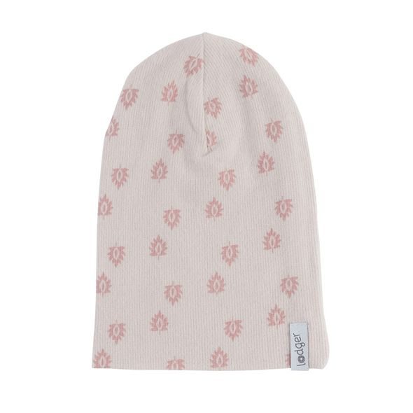 LODGER BEANIE PRINT RIB TAN 0 - 6 MĚSÍCŮ - ČEPIČKY A KLOBOUČKY - PRO DĚTI