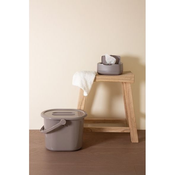 BEBE-JOU KYBLÍK NA PLENY S VÍKEM BÉBÉ-JOU CHALK BROWN - KYBLÍKY NA POUŽITÉ PLENY - PŘEBALOVÁNÍ