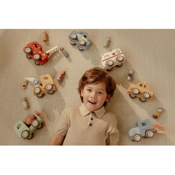 LITTLE DUTCH HASIČSKÉ AUTO DŘEVĚNÉ - LITTLE DUTCH - PRO DĚTI