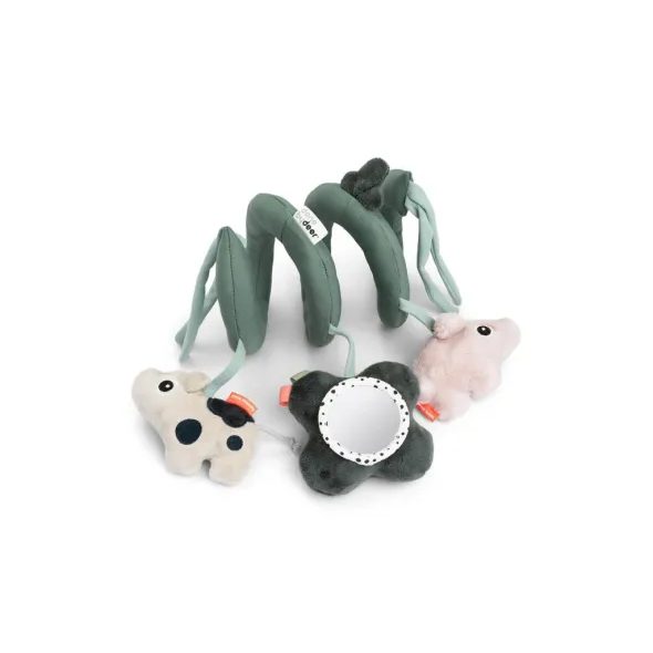 DONE BY DEER AKTIVNÍ SPIRÁLA TINY FARM - SPIRÁLY NA POSTÝLKU / AUTOSEDAČKU - PRO DĚTI