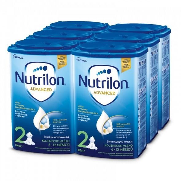 NUTRILON ADVANCED 2 6X800G - KOJENECKÁ MLÉKA - KRMENÍ