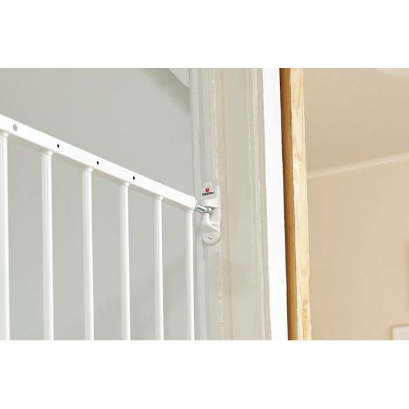 BABY DAN OTVOROVÁ ZÁBRANA BABYDAN EMMA KOV BÍLÁ 56,5-81,5 CM, ŠROUBOVACÍ - BEZPEČNOST DĚTÍ V DOMÁCNOSTI - KOUPÁNÍ A ZDRAVÍ