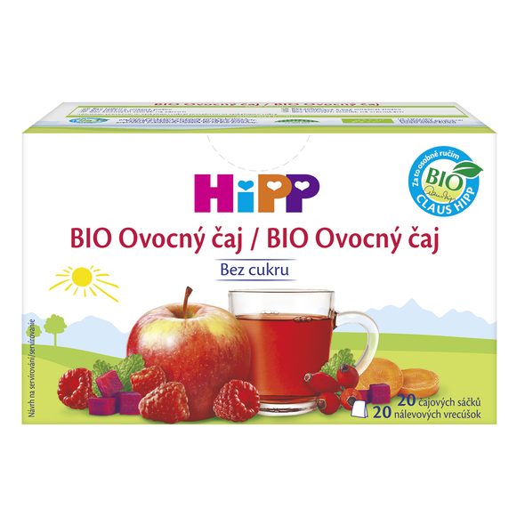 HIPP BIO OVOCNÝ ČAJ - EXPIRACE 31.8.2026 - NÁPOJE - KRMENÍ