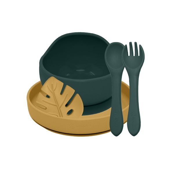 PETITE&MARS SET JÍDELNÍ SILIKONOVÝ TAKE&MATCH 4KS 6M+ - VÝHODNÉ SADY - KRMENÍ