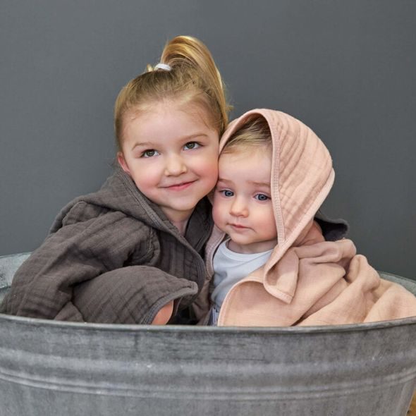 LÄSSIG MUSLIN BATHROBE MINT 24-36M. - OSUŠKY A DĚTSKÉ ŽUPANY - KOUPÁNÍ A ZDRAVÍ