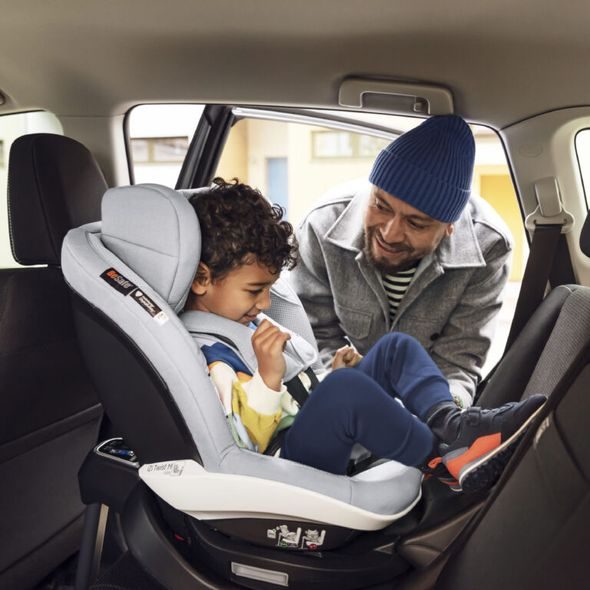 BESAFE IZI TURN M I-SIZE METALLIC MÉLANGE - AUTOSEDAČKY 9-18KG - AUTOSEDAČKY A PŘÍSLUŠENSTVÍ