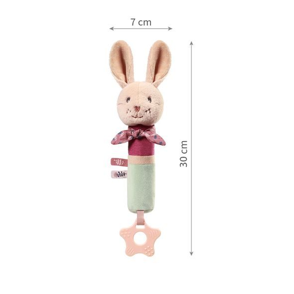 BABYONO HRAČKA PÍSKACÍ S KOUSÁTKEM RABBIT KARO 3M+ - KOUSÁTKA - PRO DĚTI