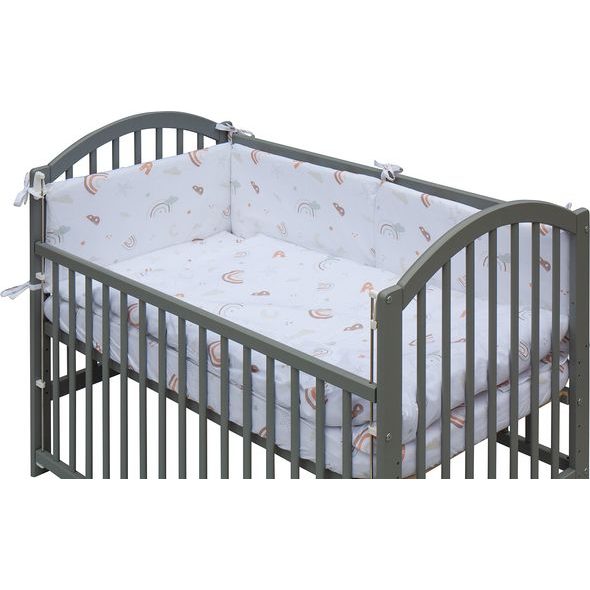 SCARLETT DĚTSKÁ POSTÝLKA S KOMPLETNÍ VÝBAVOU SCARLETT 120 X 60 CM ŠEDÁ - MONTA - DŘEVĚNÉ POSTÝLKY - SPINKÁNÍ